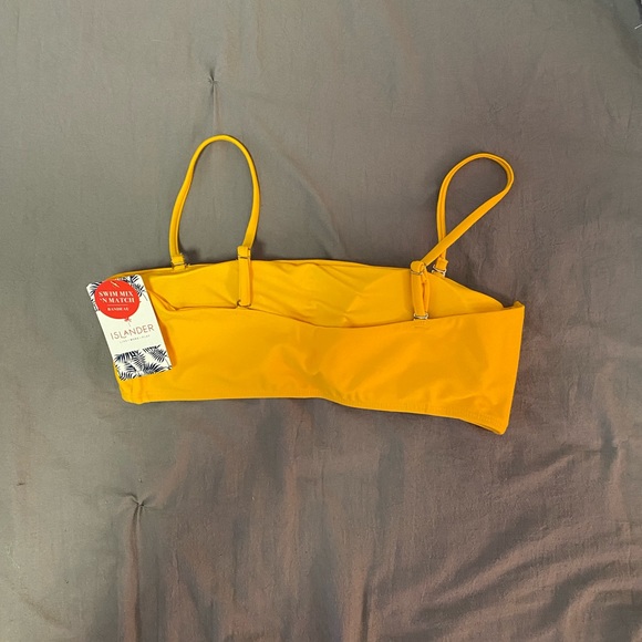 Yellow Bandeau Bikini Top - Picture 2 of 3